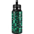 Black & Green Hydro Flask 32oz Wide Mouth Skin